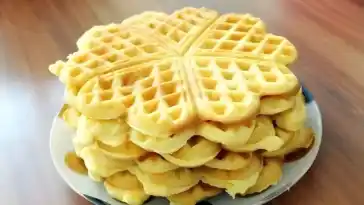 Belgische Vanille Joghurt Waffeln in 1 Minute1