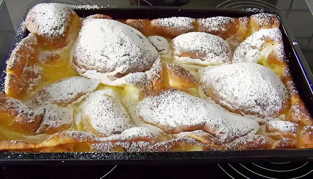 Das backe ich regelmäßig, Ofenpfannkuchen in 3 Minuten im Backofen