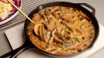 Das bereite ich 3x Pro Woche Boeuf Stroganoff unglaublich lecker1