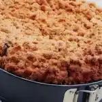 Den backe ich fast jede WocheQuark Streuselkuchen mit Vanille Kirschfuellung1