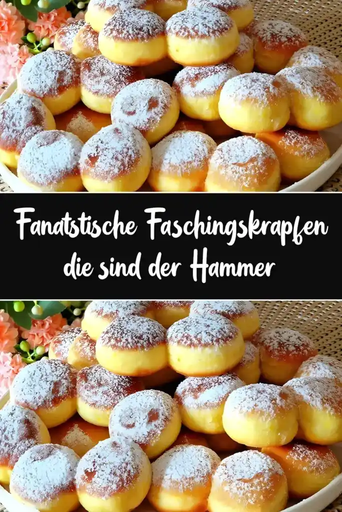 Fanatstische Faschingskrapfen die sind der Hammer