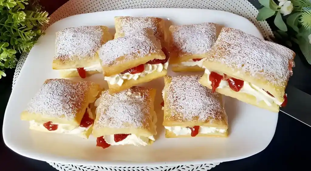 Gefüllte Blätterteig Teilchen, bereite ich MINDESTENS 3x im Monat