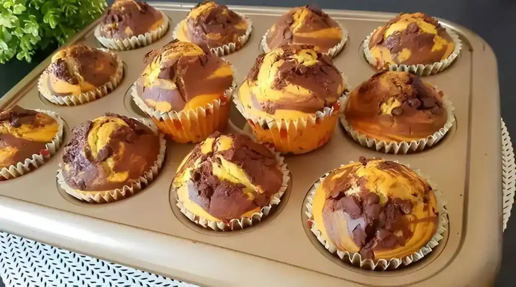 Ich bin süchtig, Muffins mit 50 g Schokolade in 20 Minuten gebacken