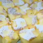 Ich nehme nur 5 Aepfel und backe den Apfelkuchen fur 10 Minuten im Ofen1