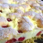 Kirschkuchen mit 400 Quark in ca 25 im Ofen fertig gebacken1