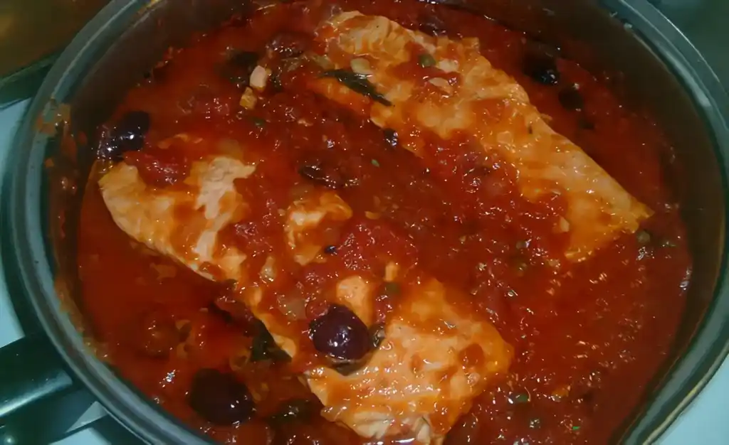 Lachs in Tomatensauce