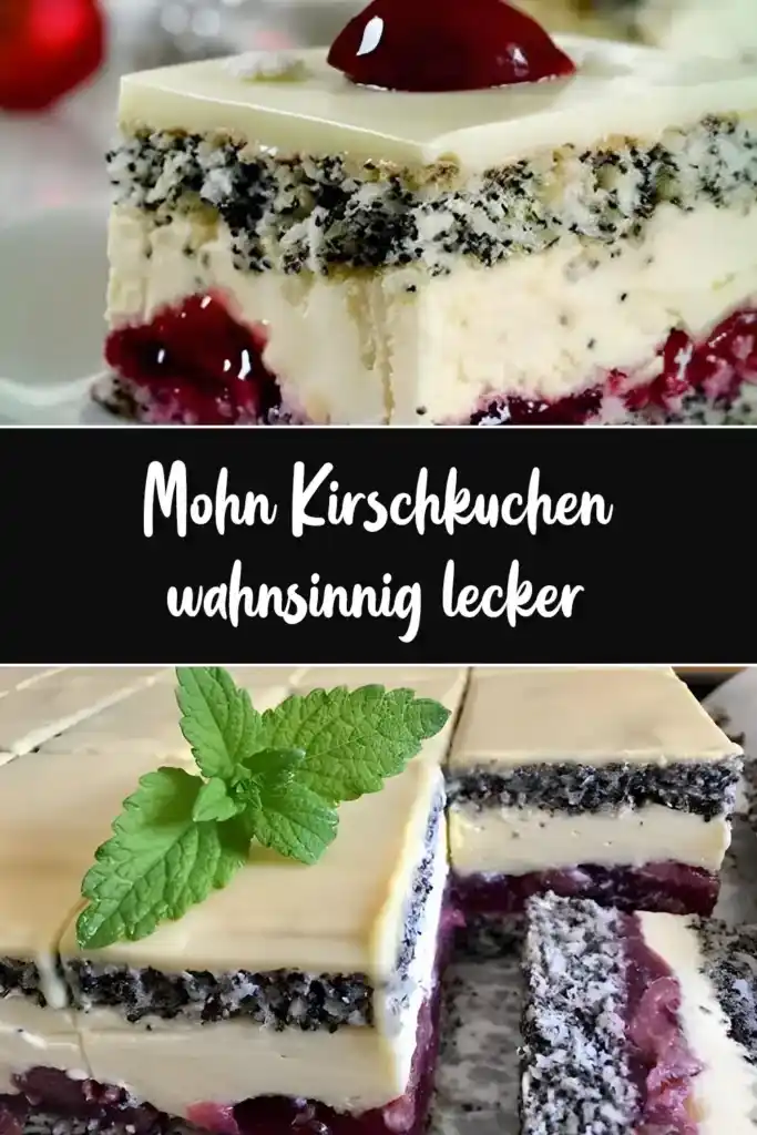 Mohn Kirschkuchen, wahnsinnig lecker 1 Mohn Kirschkuchen wahnsinnig lecker