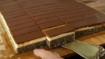 Mohnkuchen mit Vanillecreme mit 1 Packung Vanillepuddingpulver1