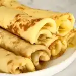 Quark Pfannkuchen mit 200 ml Milch in 2 Minuten zubereite1