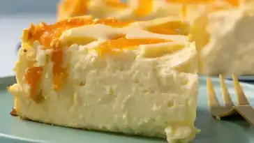 Quarkkuchen mit 2 Dosen Mandarinen in 3 Minuten zusammengeruehrt1