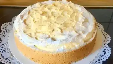 Schneekuchen mit 500 g Magerquark 1 Packung Vanillepuddingpulver1
