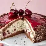 Stracciatella Kirsch Torte die immer gelingt mit 1 Glas Kirschen1