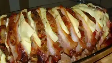 Ultrasaftig Weihnachtliches Geschichtetes Fleisch1