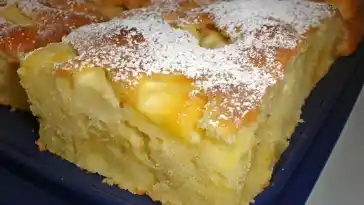 Ultrasaftiger Apfelkuchen ohne Schnickschnack in 5 Minuten im Ofen1