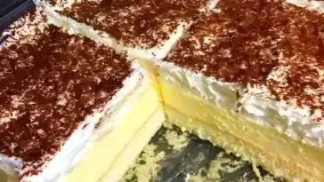 Vanillecreme Kuchen ohne Backen mit 2 Packung Puddingpulver1