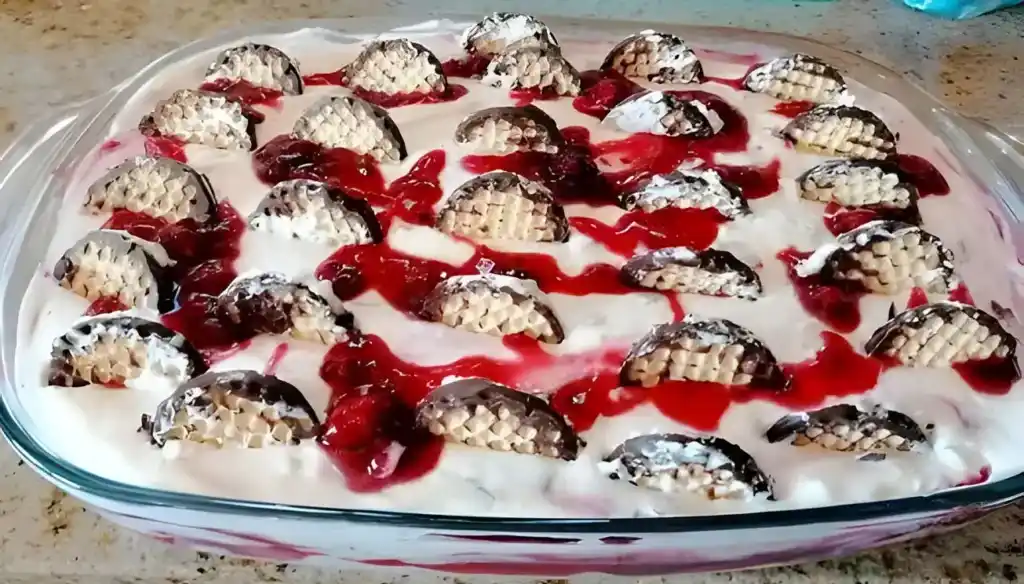 Zauberkuss Dessert in 3 Minuten mit 550 ml Rote Grütze