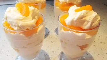 Der Wahnsinn Weihnachtliches Mandarinen Quark Dessert mit 3 Zutaten1