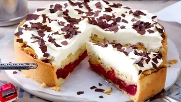 Feuerwehrkuchen mit 1 Packung Puddingpulver fuer eine 26cm Springform1