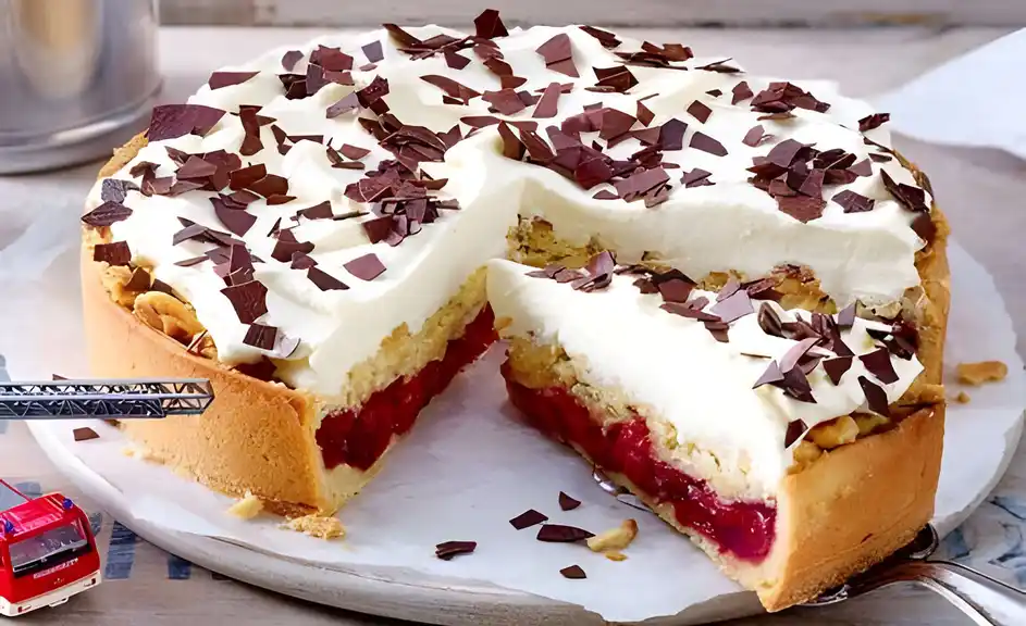 Feuerwehrkuchen mit 1 Packung Puddingpulver für eine 26cm Springform