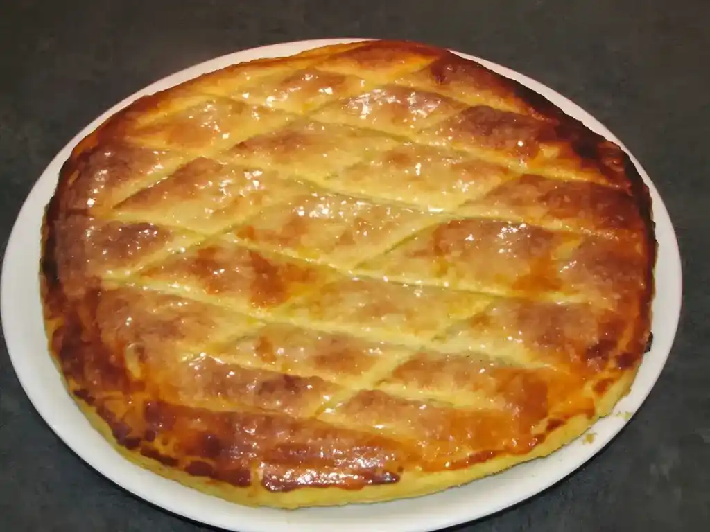 Galette Des Rois mit Äpfeln