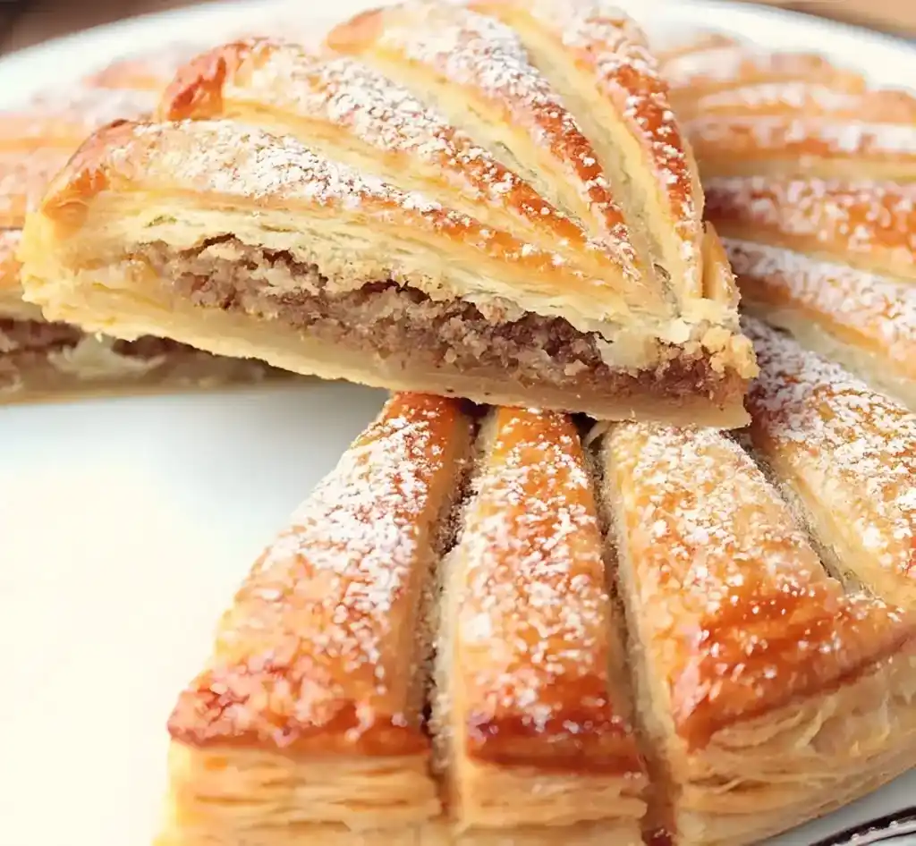 Galette des Rois mit Haselnuss-Frangipane
