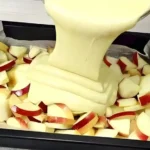 Ich nehme nur 7 Aepfel und backe den Apfelkuchen in 5 Minuten im Ofen1