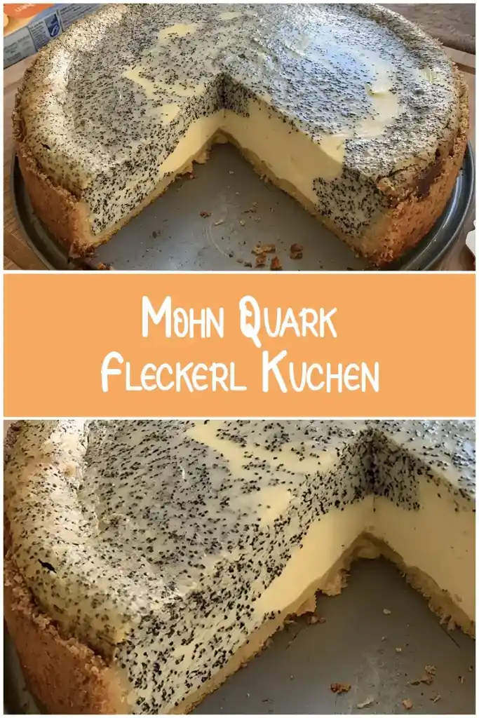 Mohn-Quark-Fleckerl-Kuchen 1 Mohn Quark Fleckerl Kuchen