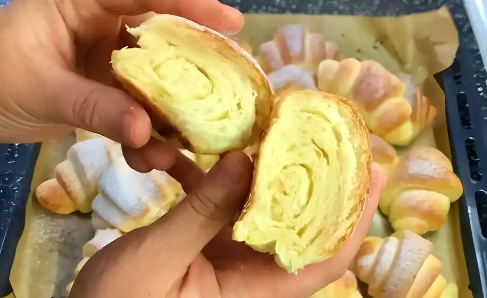 Omis Puddinghörnchen in 10 Minuten, sowas von lecker