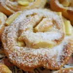 Superschnelle Apfelschnecken mit 4 Aepfeln die ich 2x in Woche backe1