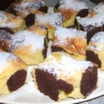 Tag und Nacht Kuchen mit 50 g Walnuessen in 15 Minuten im Ofen1