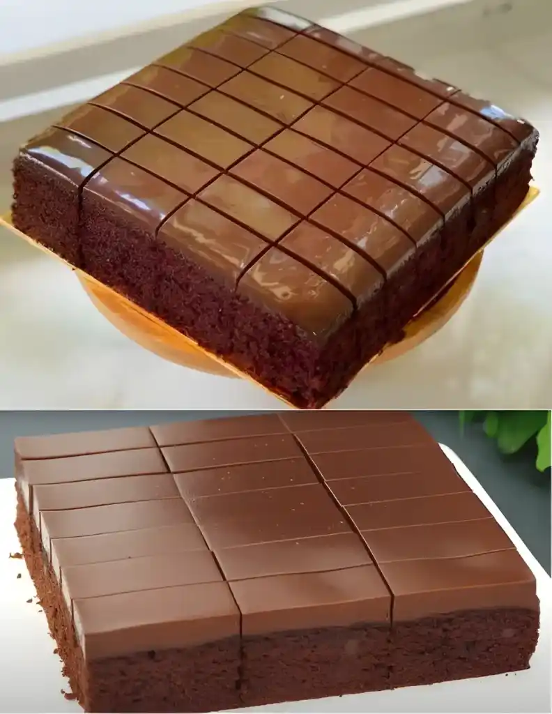 Verrühren sie 150g Schokolade mit 4 Eier, Schneller Schokokuchen