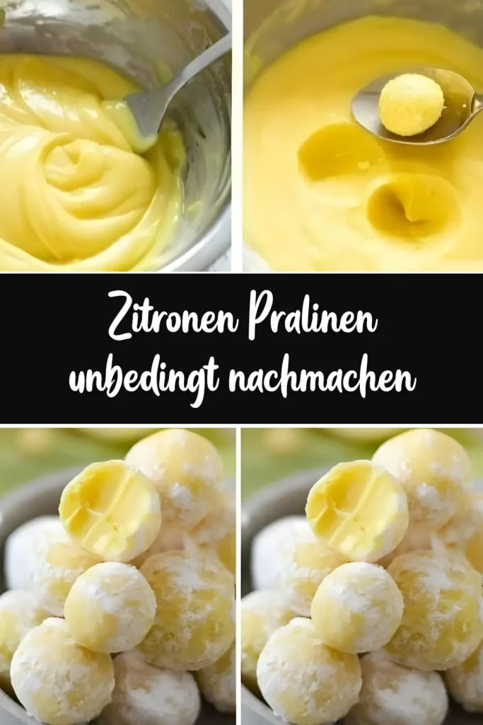 Zitronen Pralinen, unbedingt nachmachen 1 Zitronen Pralinen unbedingt nachmachen