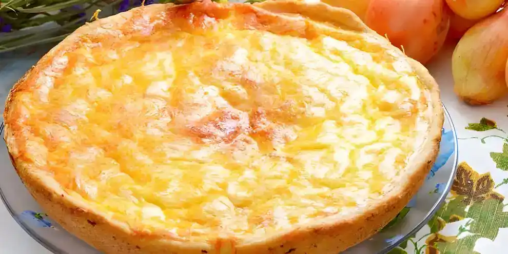 Zwiebel-Hüttenkäse-Tarte