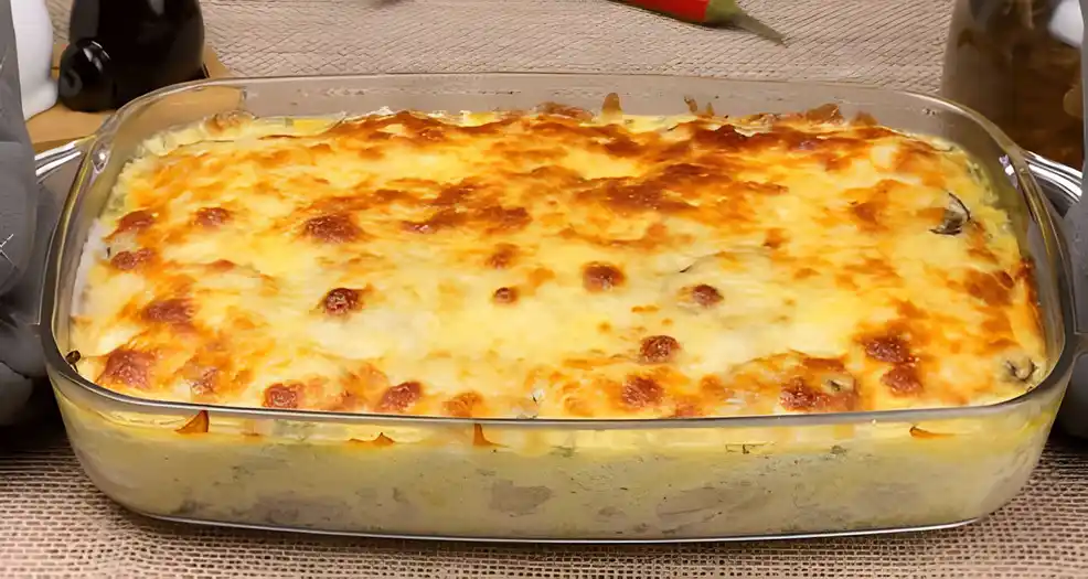Zwiebel Sahne Hähnchen aus dem Ofen ohne Fix-Tüte, superlecker