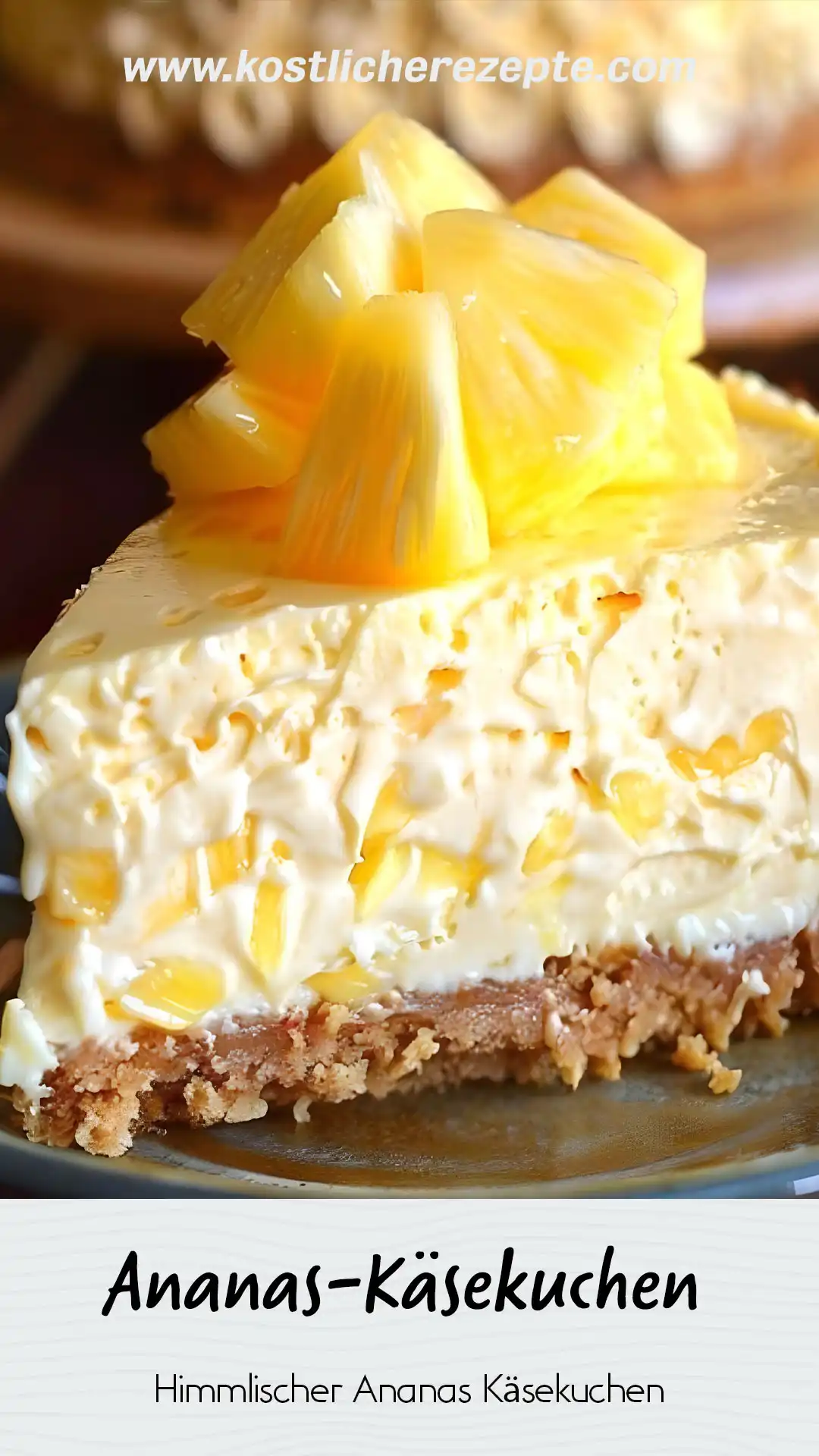 Ananas-Käsekuchen 1 Ananas Kaesekuchen pin
