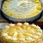 Ananastorte Rezept mit Nussboden und schneller Mascarpone Fuellung W2xEX 2.5x