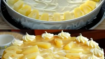 Ananastorte Rezept mit Nussboden und schneller Mascarpone Fuellung W2xEX 2.5x