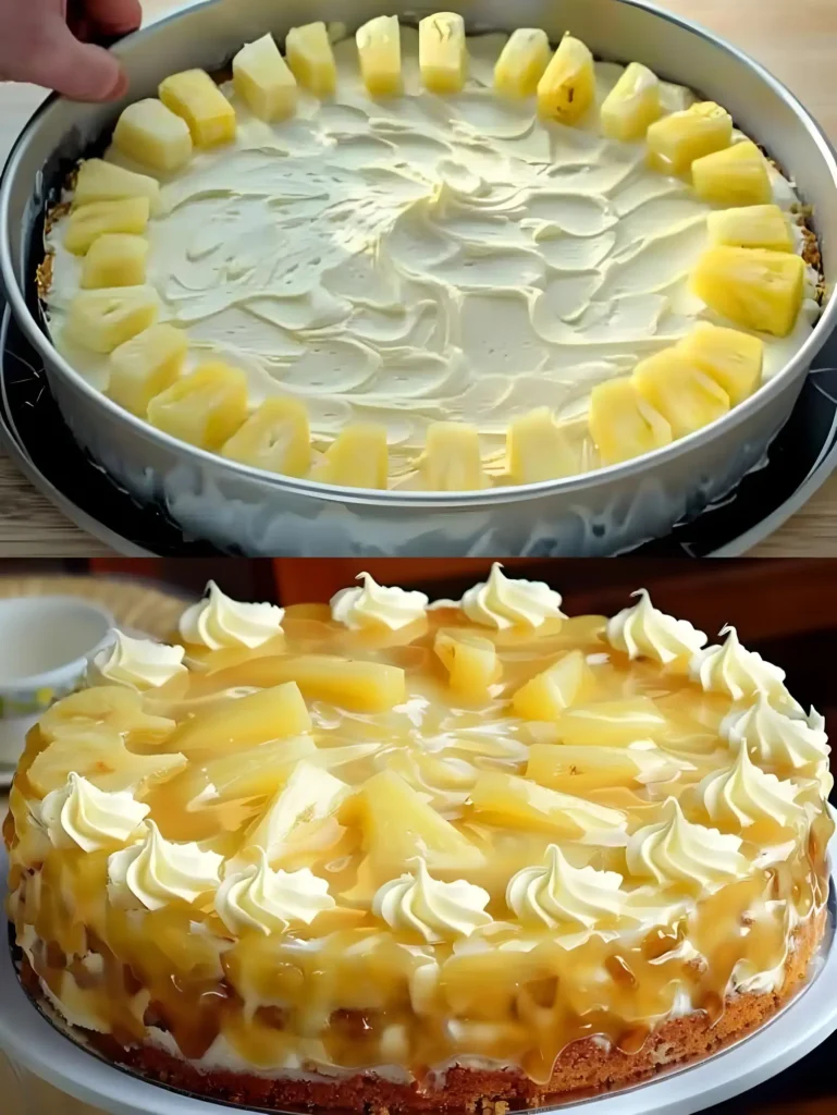 Ananastorte Rezept: Ein fruchtiger Genuss mit Nussboden und Mascarpone