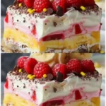 Banane Himbeer Split Kuchen ohne Backen W2xEX 2.5x