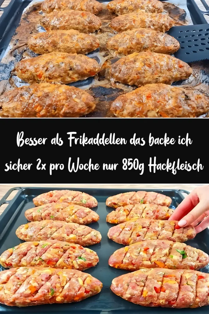 Besser als Frikaddellen das backe ich sicher 2x pro Woche nur 850g Hackfleisch 1 Besser als Frikaddellen das backe ich sicher 2x pro Woche nur 850g Hackfleisch