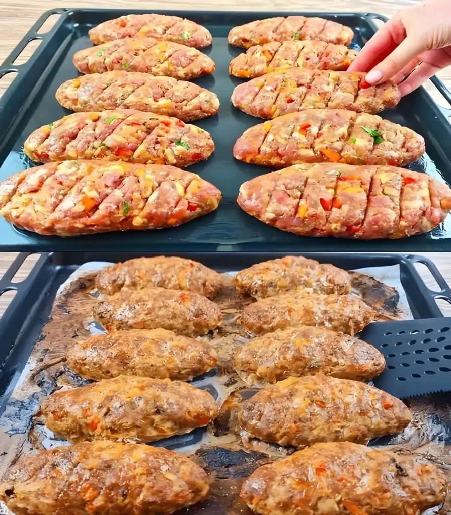 Besser als Frikaddellen das backe ich sicher 2x pro Woche nur 850g Hackfleisch