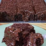 Blitzschneller Schokokuchen in 2 Minuten bereit fuer den Ofen W2xEX 2.5x