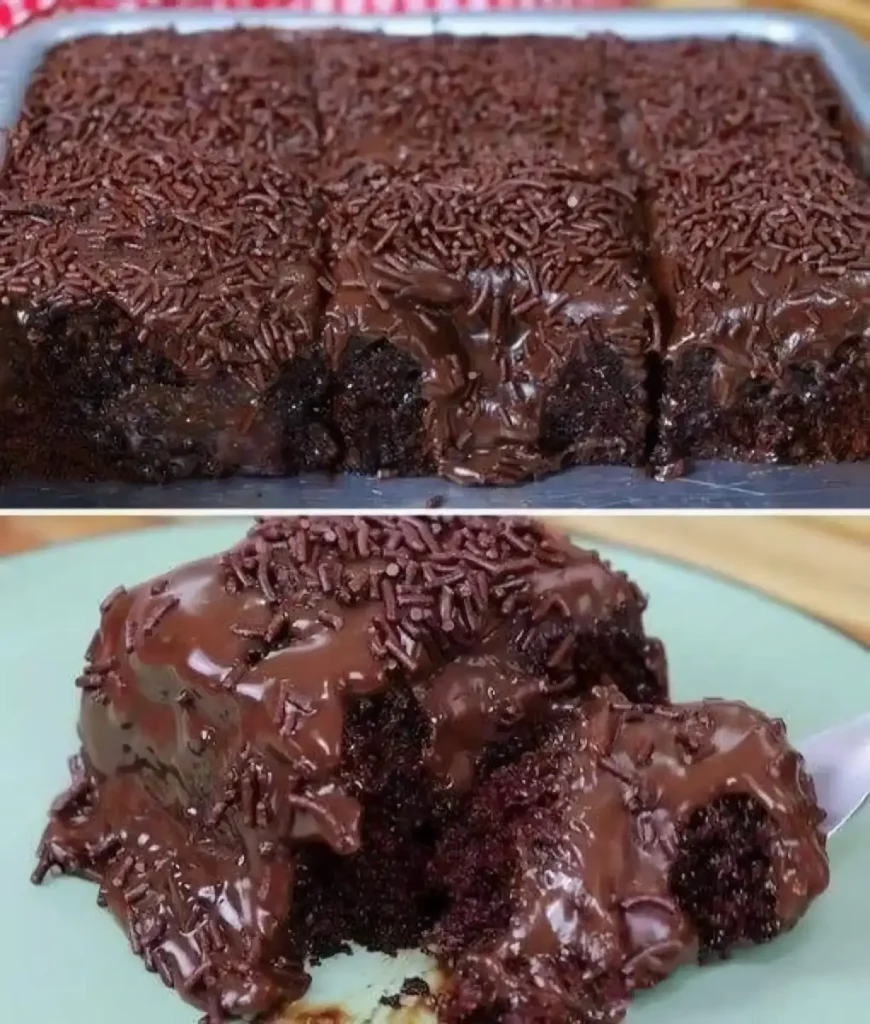 Blitzschneller Schokokuchen in 2 Minuten bereit für den Ofen