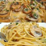 Champignons Spaghetti aus der Pfanne in 30 Minuten gekocht W2xEX 2.5x