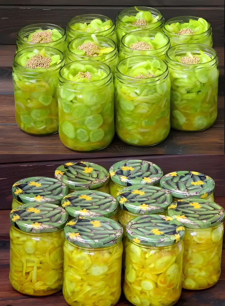Das bereite ich jedes Jahr nur 2 kg Gurken und 3 Minuten kochen