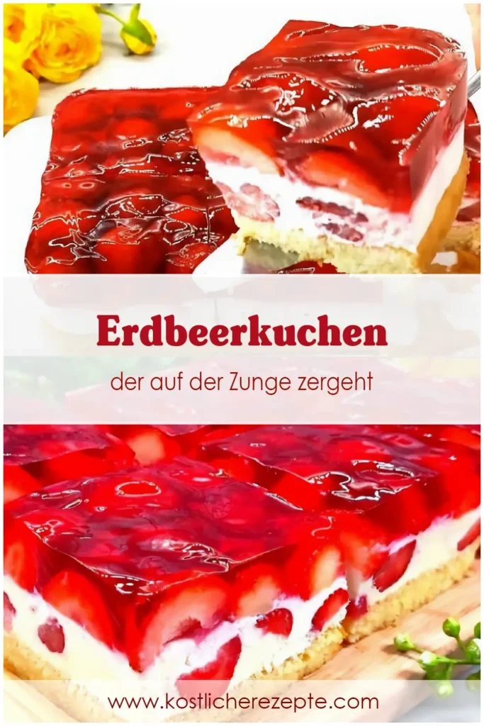 Der berühmteste Erdbeerkuchen, der auf der Zunge zergeht 1 Der beruehmteste Erdbeerkuchen der auf der Zunge zergeht