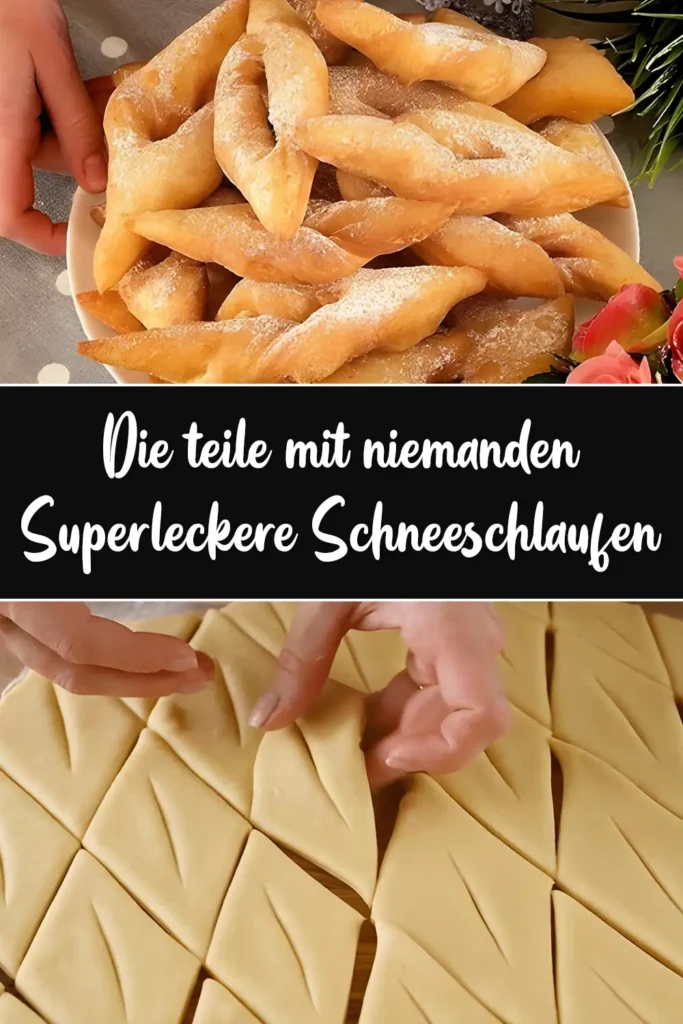 Die teile mit niemanden, Superleckere Schneeschlaufen 1 Die teile mit niemanden Superleckere Schneeschlaufen