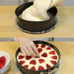 Erdbeerkuchen mit 1 Tasse Mehl fur 30 Minuten im Ofen backen W2xEX 2.5x