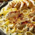 Fettuccine Alfredo mit Haehnchen sowas von guuut W2xEX 2.5x