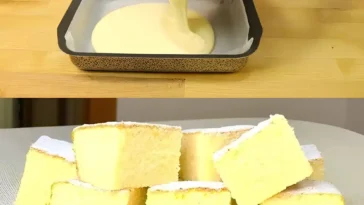 Heisser Milchkuchen mit 250g Tassenrezept in 15 Minuten im Ofen W2xEX 2.5x